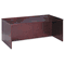 basyx BW Veneer Series Rectangular Desk Shell, 72w x 36w x 29h, Mahogany BSXBW2101NN
