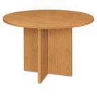 basyx Conference Table X-Base, 30w x 30d x 28h, Harvest BSXX42BC