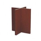 basyx Conference Table X-Base, 30w x 30d x 28h, Mahogany BSXX42BN