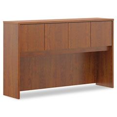 basyx Laminate Hutch With Four Doors, 60w x 14-5/8d x 37-1/8h, Medium Cherry BSXBL2183A1A1