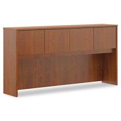 basyx Laminate Hutch With Four Doors, 72w x 14-5/8d x 37-1/8h, Medium Cherry BSXBL2180A1A1