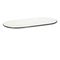 basyx Oval Conference Table Top, 96w x 48d, Light Gray BSXOV4896TQ