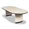 basyx Oval Conference Table Top, 96w x 48d, Light Gray BSXOV4896TQ