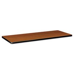 basyx Rectangular Training Table Top Without Grommets, 60w x 24d, Bourbon Cherry BSXBTR2460NHP