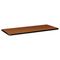 basyx Rectangular Training Table Top Without Grommets, 60w x 24d, Bourbon Cherry BSXBTR2460NHP
