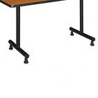 basyx T-Leg Training Table Base, 26w x 28-3/8h, Matte Black, 1 Pair BSXBTB26P