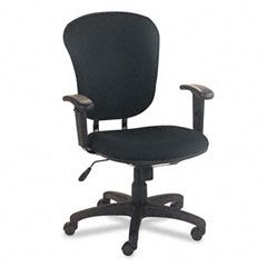 basyx VL600 Series Mid-Back Swivel/Tilt Task Chair, Black BSXVL620VA10