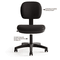basyx VL610 Series Swivel Task Chair, Navy Fabric/Black Frame BSXVL610VA90T