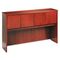 basyx Wood Veneer Hutch With Wood Doors, 60w x 14-5/8d x 37-1/8h, Bourbon Cherry BSXBW2183HH
