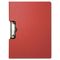 Baumgartens Portfolio Clipboard With Low-Profile Clip, 1/2" Capacity, 11 x 8 1/2, Red BAU61642