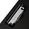 Baumgartens Portfolio Clipboard With Low-Profile Clip, 1/2" Capacity, 8 1/2 x 11, Black BAU61634