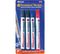 BAZIC Assorted Color Bullet Tip Permanent Marker,1260-12P (4-Pack)