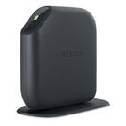Belkin Connect N150 Wireless Router, 4 LAN Ports, 2.4GHz, Black BLKF7D5301