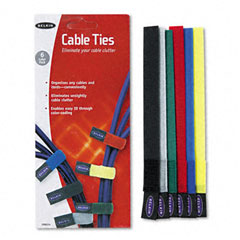 Belkin Multicolored Cable Ties, 6/Pack BLKF8B024