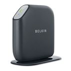 Belkin Surf N300 Wireless N Router, 4 LAN Ports, 2.4GHz, Black BLKF7D6301