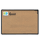 Best-Rite Black Splash-Cork Board, 96 x 48, Natural Cork, Black Frame BLT300PHT1