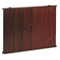 Best-Rite Conference Room Cabinet, Magnetic Dry Erase Board, 44 x 4 x 32, Mahogany BLT28060