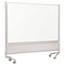 Best-Rite Mobile Double-Sided Marker Divider, 6 ft. x 6 ft., Aluminum Frame BLT74764