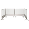 Best-Rite Mobile Double-Sided Marker Divider, 6 ft. x 6 ft., Aluminum Frame BLT74764