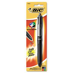 BIC® 4-Color Grip Ballpoint Retractable Pen, Assorted In
