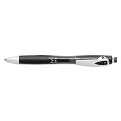BIC AI Ballpoint Retractable Gel Pen, Black Ink, Medium, Dozen BICRAI11BK