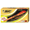 BIC Brite Liner Highlighter, Chisel Tip, Fluorescent Orange Ink, 12 per Pack BICBL11OE