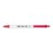 BIC Clic Stic Ballpoint Retractable Pen, Red Ink, Medium, Dozen BICCSM11RD
