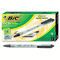 BIC Ecolutions Clic Stic Ballpoint Retractable Pen, Black Ink, Medium, Dozen BICCSEM11BK
