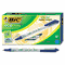 BIC Ecolutions Clic Stic Ballpoint Retractable Pen, Blue Ink, Medium, Dozen BICCSEM11BE
