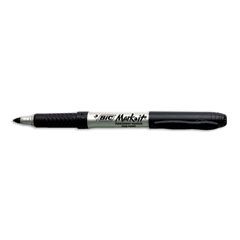 BIC Mark-It Permanent Markers, Fine Point, Tuxedo Black, Dozen BICGPM11BK