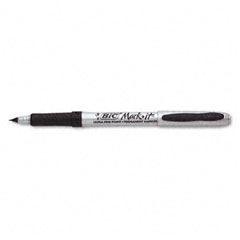 BIC Mark-It Permanent Markers, Ultra-Fine Point, Tuxedo Black, Dozen BICGPMU11BK