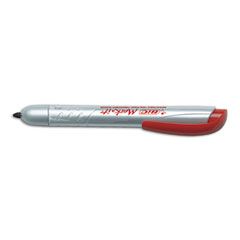 BIC Mark-it Retractable Permanent Marker, Red, Dozen BICPMR11RD