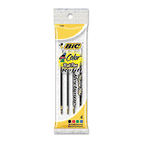 BIC Refill for 4-Color Retractable Ballpoint, Medium, BLK, BE, GN, Red Ink BICMRM41