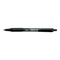 BIC Soft Feel Ballpoint Retractable Pen, Black Ink, Fine, Dozen BICSCSF11BK