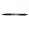 BIC Soft Feel Ballpoint Retractable Pen, Black Ink, Medium, Dozen BICSCSM11BK