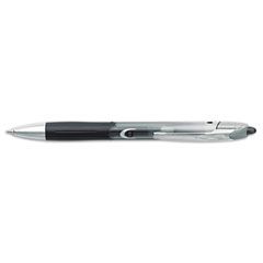 BIC Triumph 537RT Roller Ball Retractable Gel Pen, Black Ink, Fine, Dozen BICRTR5511BK