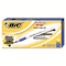 BIC Ultra Round Stic Grip Ballpoint Stick Pen, Blue Ink, Medium, Dozen BICGSMG11BE