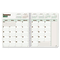 Blueline Blueline DuraGlobe Monthly Planner, Flex Cover, 11 x 8-1/2, Blue, 2012-2014 REDC23582T