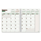 Blueline Blueline DuraGlobe Monthly Planner, Flex Cover, 11 x 8-1/2, Red/White, 2012-2014 REDC235F83T
