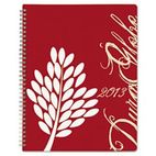Blueline Blueline DuraGlobe Monthly Planner, Flex Cover, 11 x 8-1/2, Red/White, 2012-2014 REDC235F83T