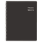 Blueline Blueline DuraGlobe Monthly Planner, Flex Cover, 8-7/8 x 7-1/8, Black, 2012-2014 REDC23081T