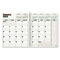 Blueline Blueline DuraGlobe Monthly Planner, Flex Cover, 8-7/8 x 7-1/8, Black, 2012-2014 REDC23081T