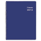 Blueline Blueline DuraGlobe Monthly Planner, Flex Cover, 8-7/8 x 7-1/8, Blue, 2012-2014 REDC23082T