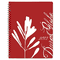 Blueline Blueline DuraGlobe Monthly Planner, Flex Cover, 8-7/8x7-1/8, Red/Wht, 2012-2014 REDC230F83T