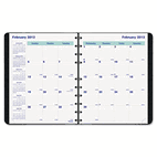 Blueline Blueline MiracleBind 17-Month Planner, Soft Cover, 11 x 9-1/16, Black, 2011-2012 REDCF151281T