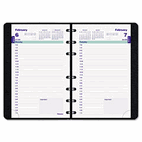 Blueline Blueline MiracleBind Daily Planner, 5 x 8, Black, 2012 REDCF150381T
