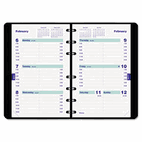 Blueline Blueline MiracleBind Weekly Planner, 5 x 8, Black, 2012 REDCF507581T