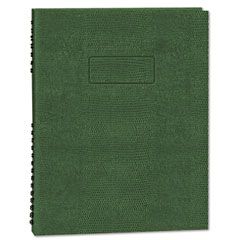Blueline Exec Wirebound Notebook, College/Margin Rule, 9-1/4 x 7-1/4, GRN, 150 Sheets REDA7150EGRN