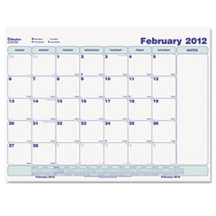 Blueline Write-On Cling-On Poly Monthly Calendar, 17 x 22, White, 2012 REDC151731