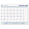 Blueline Write-On Cling-On Poly Monthly Calendar, 17 x 22, White, 2012 REDC151731